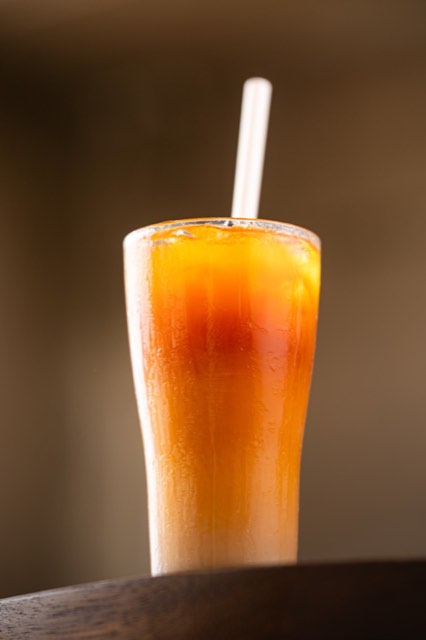 Iced drink at the bar